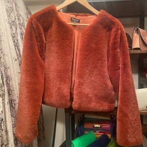 Faux fur jacket